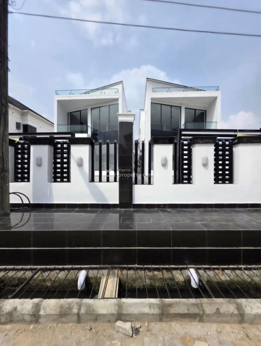 5 Bedroom Detached Duplex with Bq, Second Toll Gate, Lekki, Lagos, Detached Duplex for Sale