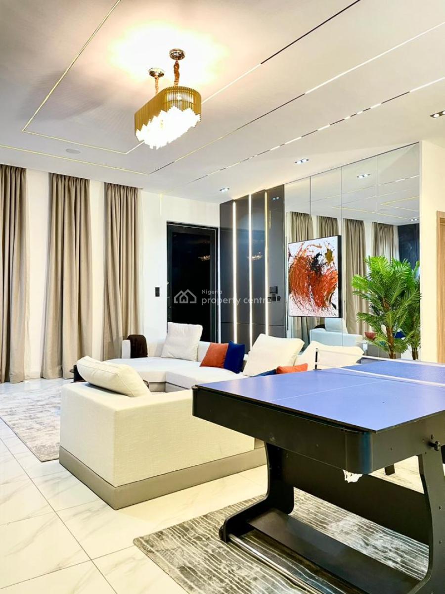 Luxury 5 Bedroom Apartment in Peaceful and Secured Environment, Ps5, Bathtub,swimming Pool,snooker Board,lovely Ambiance and Family Lo, Lekki, Lagos, Flat / Apartment Short Let