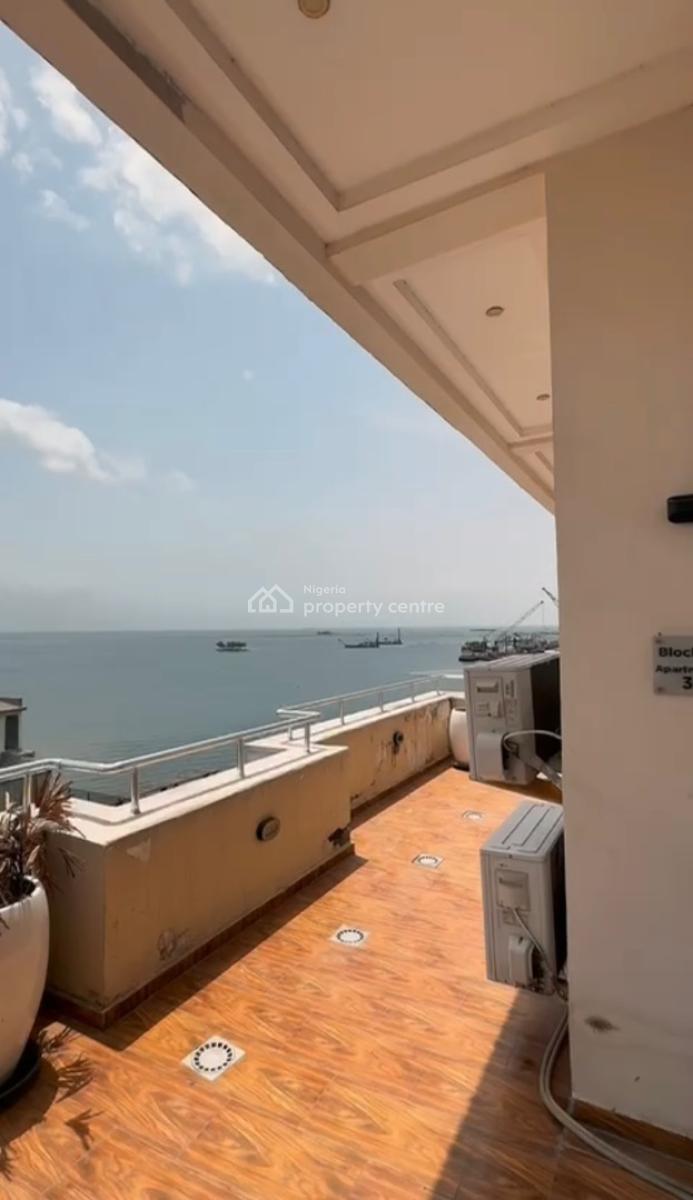 Well Furnished Serviced 3bed Waterfront with a Bq, Pool, Off Admiralty Way, Lekki Phase 1, Lekki, Lagos, Flat / Apartment for Rent