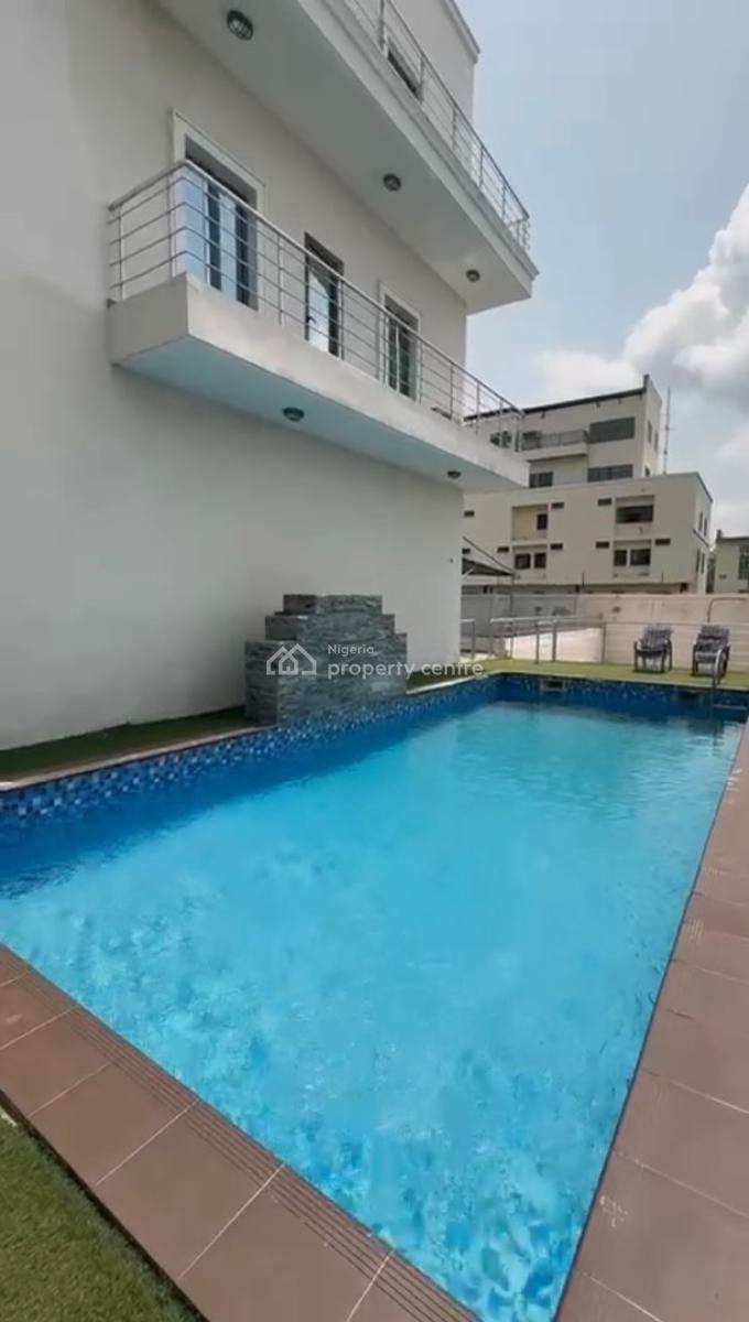 Well Furnished Serviced 3bed Waterfront with a Bq, Pool, Off Admiralty Way, Lekki Phase 1, Lekki, Lagos, Flat / Apartment for Rent