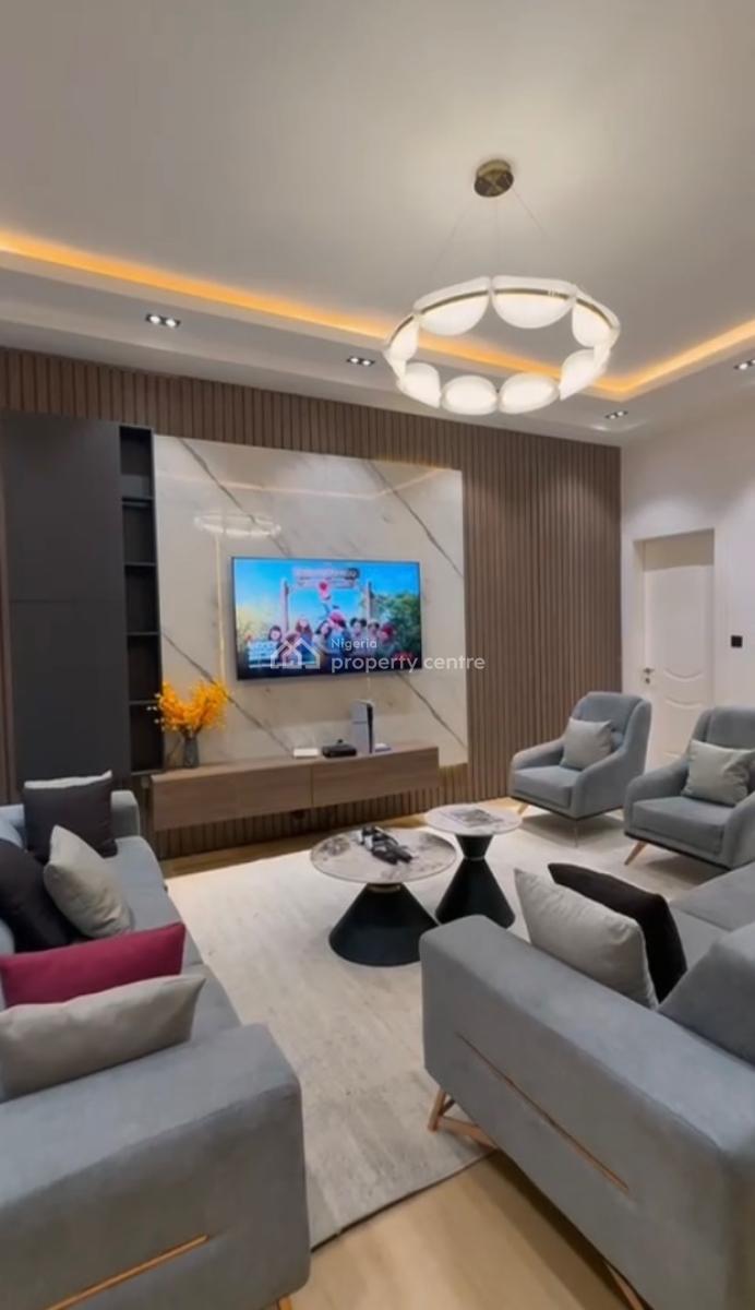 Well Furnished Serviced 3bed Waterfront with a Bq, Pool, Off Admiralty Way, Lekki Phase 1, Lekki, Lagos, Flat / Apartment for Rent