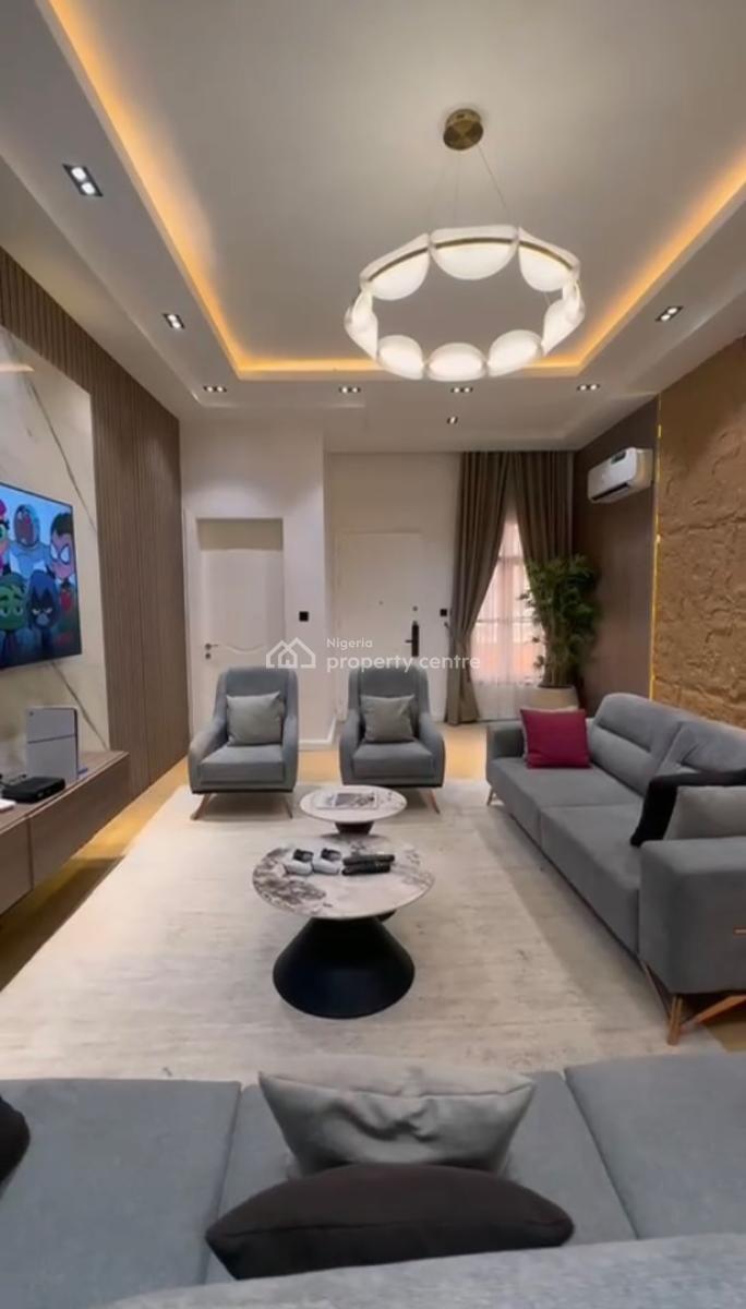 Well Furnished Serviced 3bed Waterfront with a Bq, Pool, Off Admiralty Way, Lekki Phase 1, Lekki, Lagos, Flat / Apartment for Rent