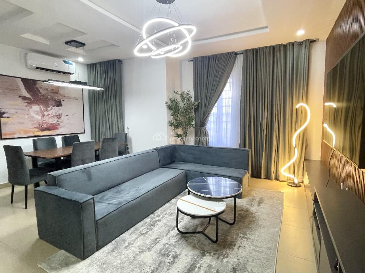 Luxury 3-bedroom Apartment with 24hours Electricity and Security, Fully Air Conditioned , Ps5 on Request , Full and Equipped Kitchen., Lekki Phase 1, Lekki, Lagos, Flat / Apartment Short Let