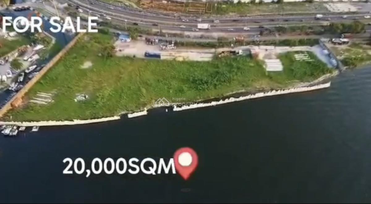 Prime 20,000sqm Waterfront Property., Lekki Epe Expressway, Opposite Lekki Palm Mall and Near Oriental Hotel, Lekki Phase 1, Lekki, Lagos, Mixed-use Land for Sale