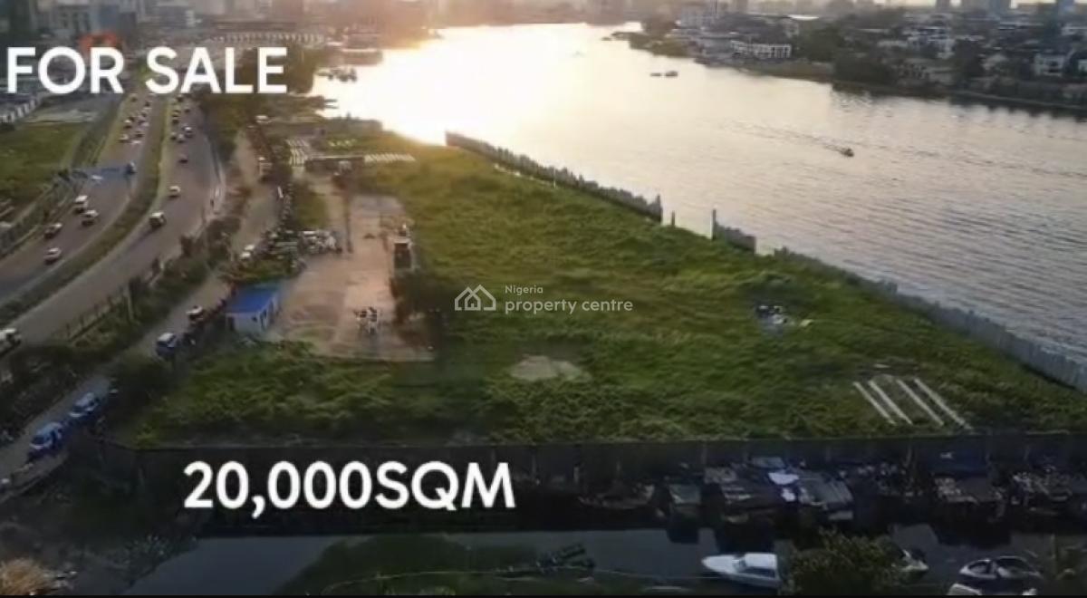 Prime 20,000sqm Waterfront Property., Lekki Epe Expressway, Opposite Lekki Palm Mall and Near Oriental Hotel, Lekki Phase 1, Lekki, Lagos, Mixed-use Land for Sale