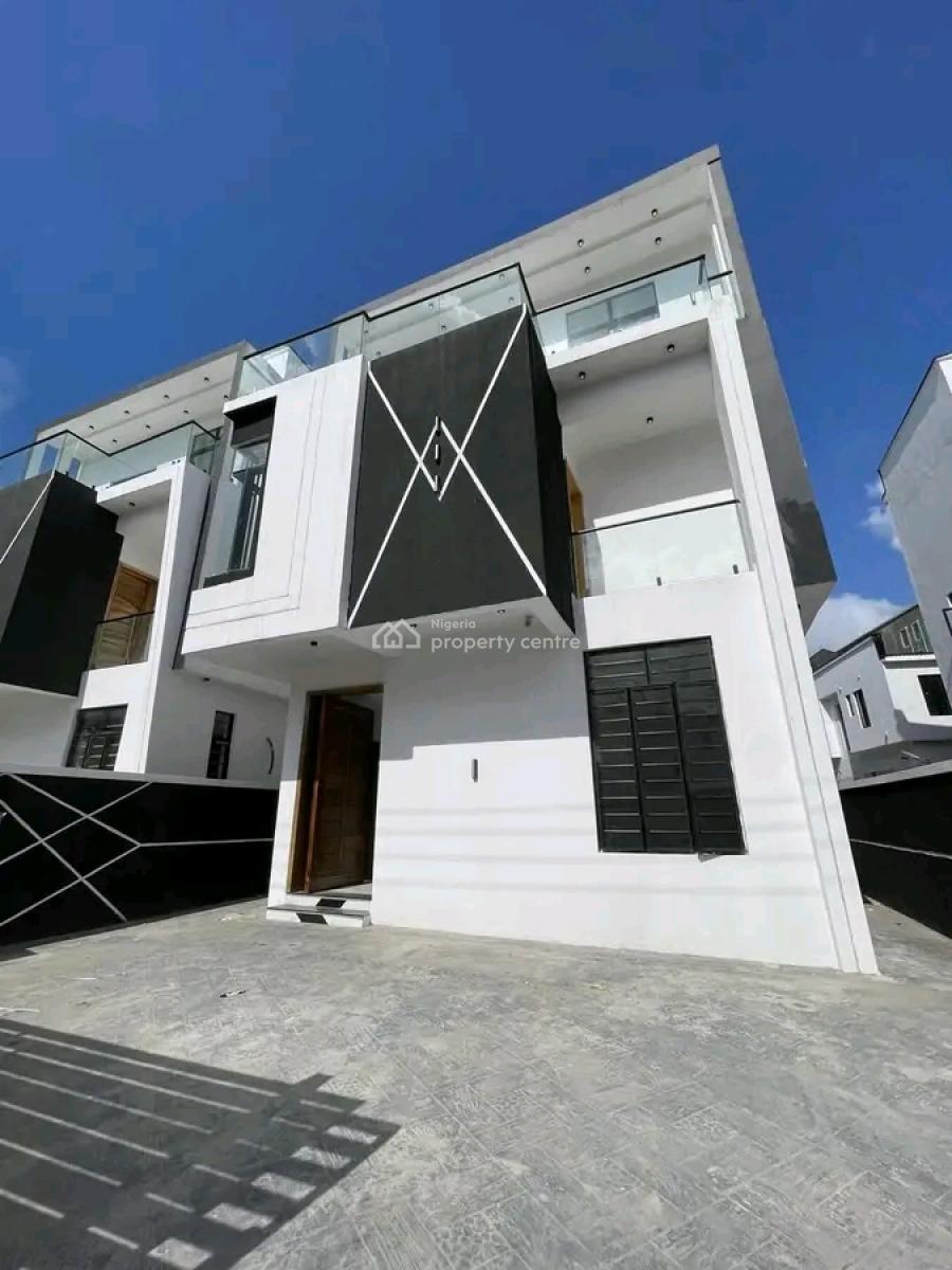 4 Bedroom Fully Detached Duplex with 2bq  Etc in a Secured Pics Availa, Chevron Tollgate, Lekki, Lagos, Detached Duplex for Sale