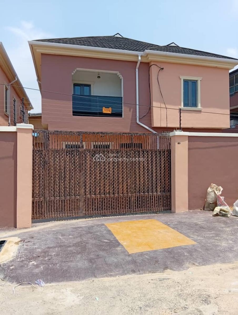 Newly Built 4-bedroom Detached Duplex + Bq, Estate, Gbagada, Lagos, Detached Duplex for Rent