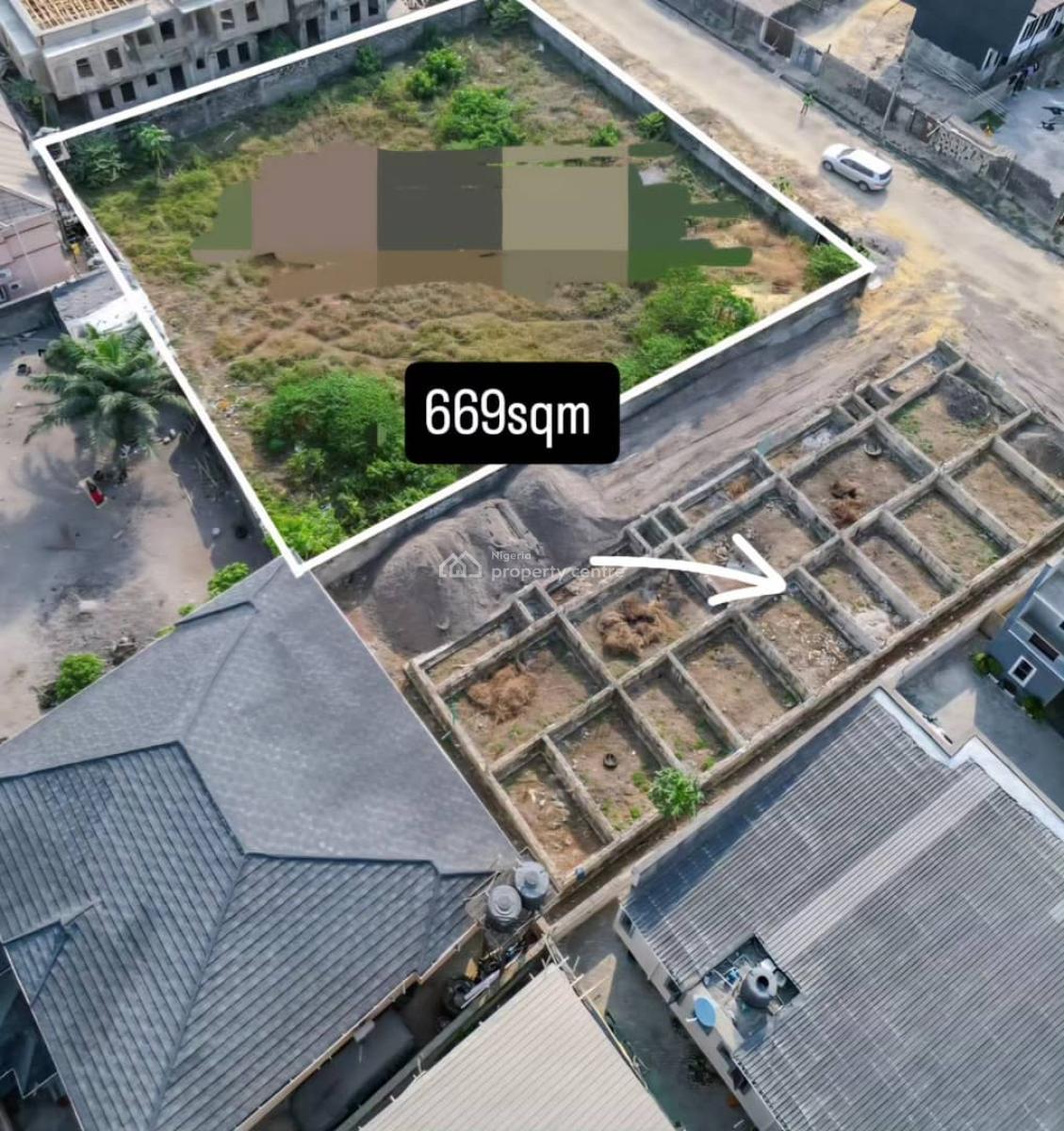 669 Sqm Land, on Orchid Road, Lekki, Lagos, Mixed-use Land for Sale