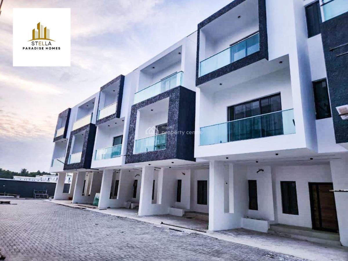 4 Bedroom Terrace House with Bq, Orchid Estate, Lekki, Lagos, Terraced Duplex for Rent