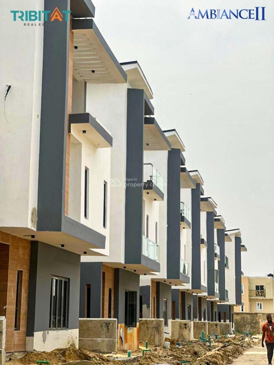 70% Completed Off-plan 2 & 3 Bedroom Terrace Duplexes with Bq in Sango, Behind Blenco Super Market, Sangotedo, Ajah, Lagos, Terraced Duplex for Sale