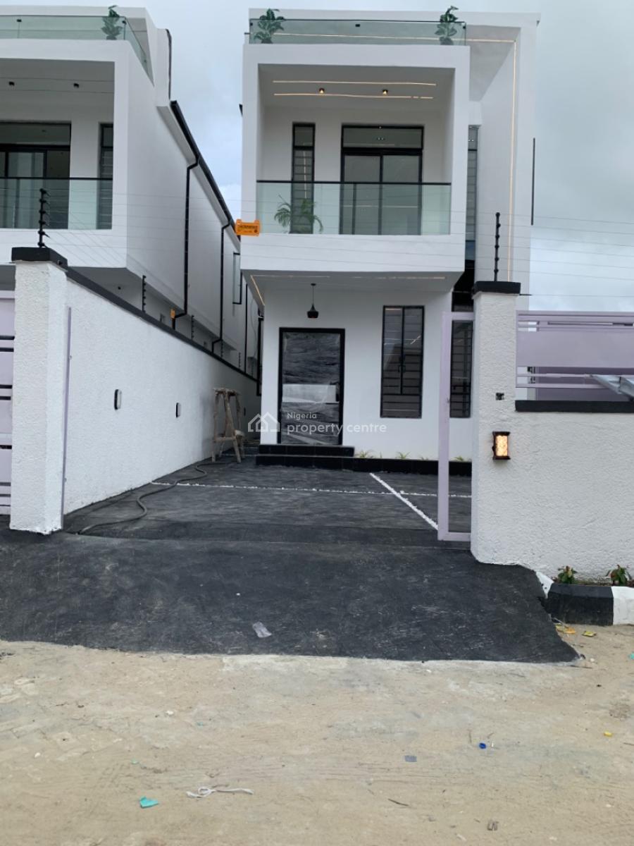 Spacious Luxury 5bedroom Fullydetached Duplex  with Swimming Pool & Bq, Sangotedo, Sangotedo, Ajah, Lagos, Detached Duplex for Sale
