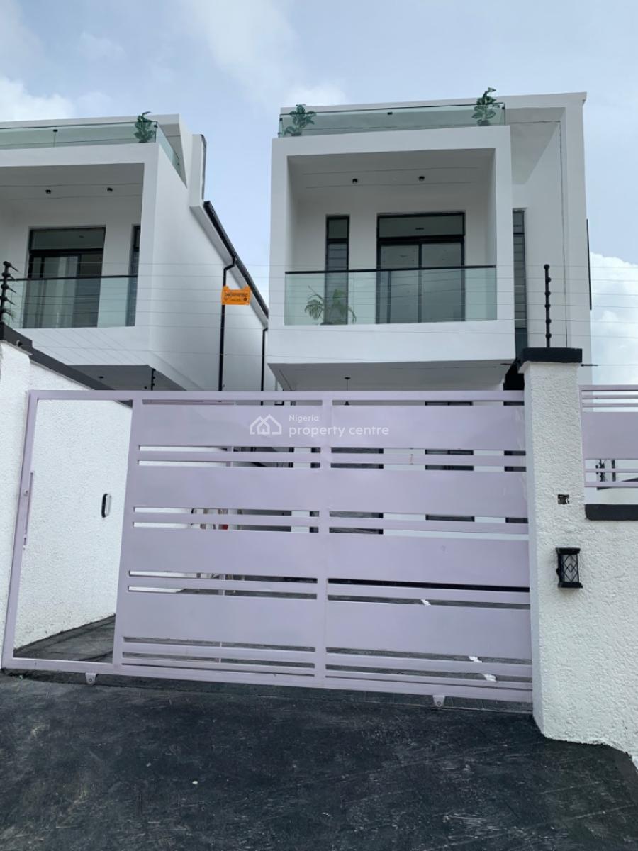 Spacious Luxury 5bedroom Fullydetached Duplex  with Swimming Pool & Bq, Sangotedo, Sangotedo, Ajah, Lagos, Detached Duplex for Sale
