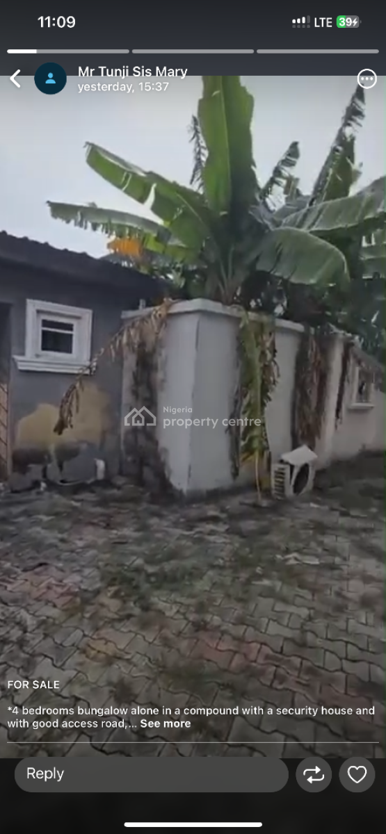 4 Bedroom Bungalow, Sangotedo, Sangotedo, Ajah, Lagos, House for Sale
