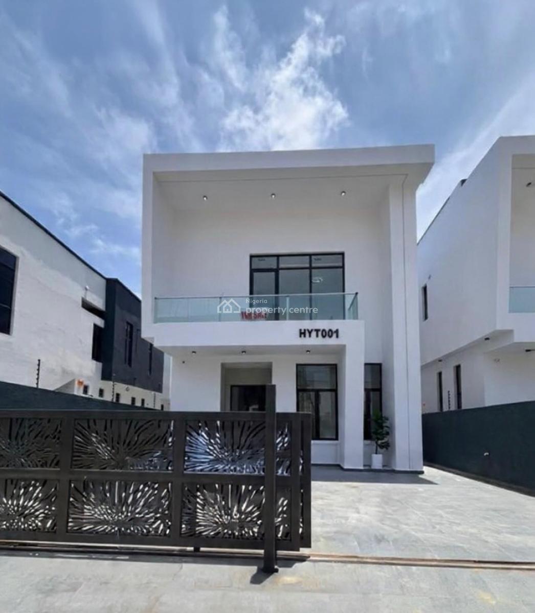 Lovely 5 Bedroom Detached Duplex with Swimming Pool and Bq, Chevron, Lekki, Lagos, Detached Duplex for Sale