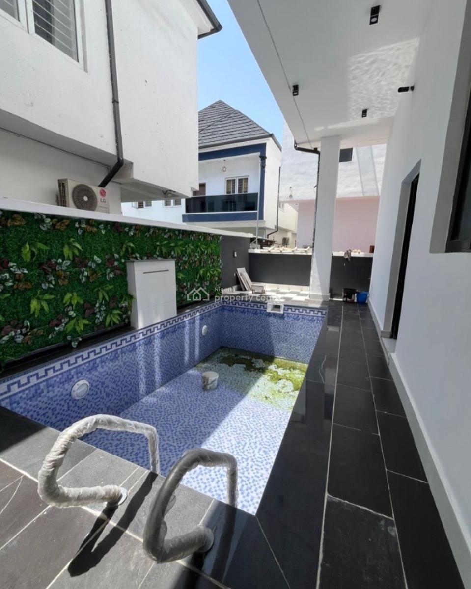 Stunning 5 Bedroom Detached Duplex with Swimming Pool and Bq, Chevron, Lekki, Lagos, Detached Duplex for Sale