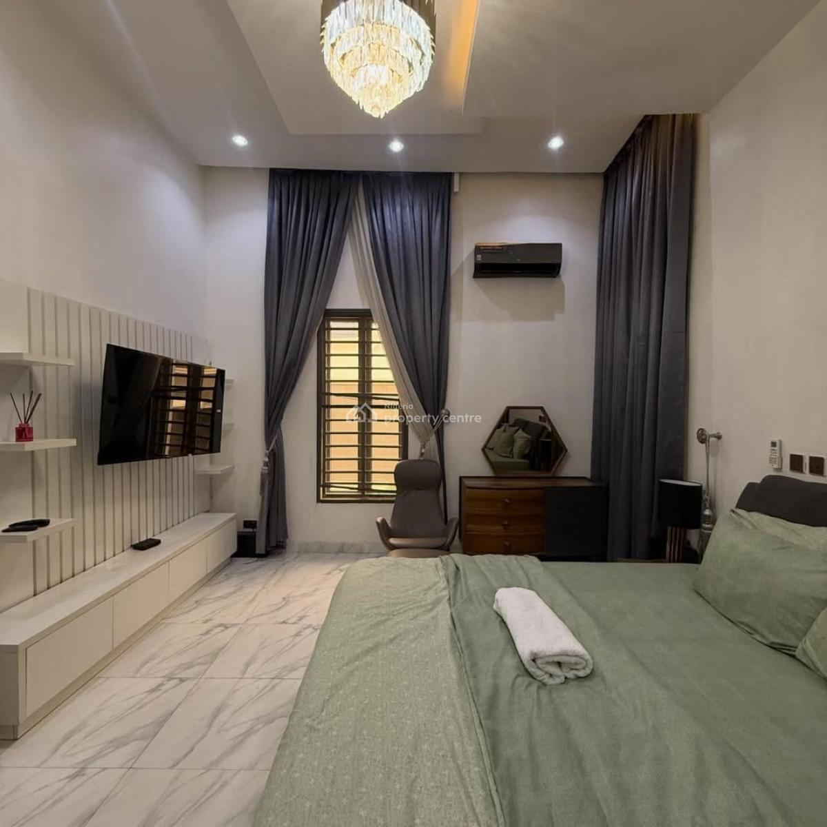 Furnished 3bedroom Bungalo, Serene, Galadimawa, Abuja, Detached Bungalow for Rent