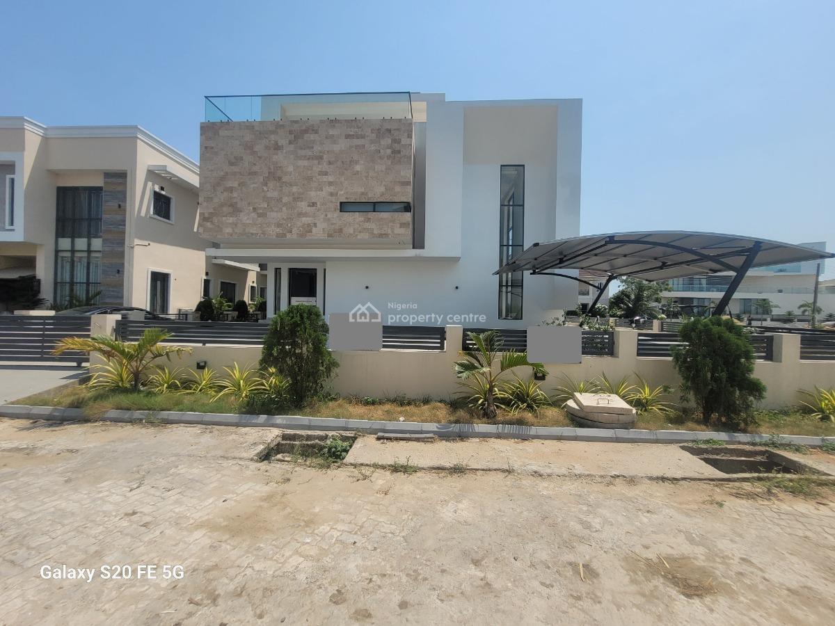5 Bedroom Detached Duple with 2room Bq, Cinema, Pool, Northern Foreshore Estate By Chevron Drive, Lekki, Lagos, Detached Duplex for Sale