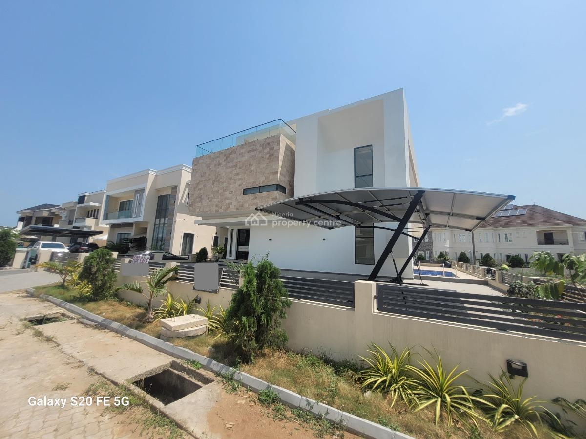 5 Bedroom Detached Duple with 2room Bq, Cinema, Pool, Northern Foreshore Estate By Chevron Drive, Lekki, Lagos, Detached Duplex for Sale