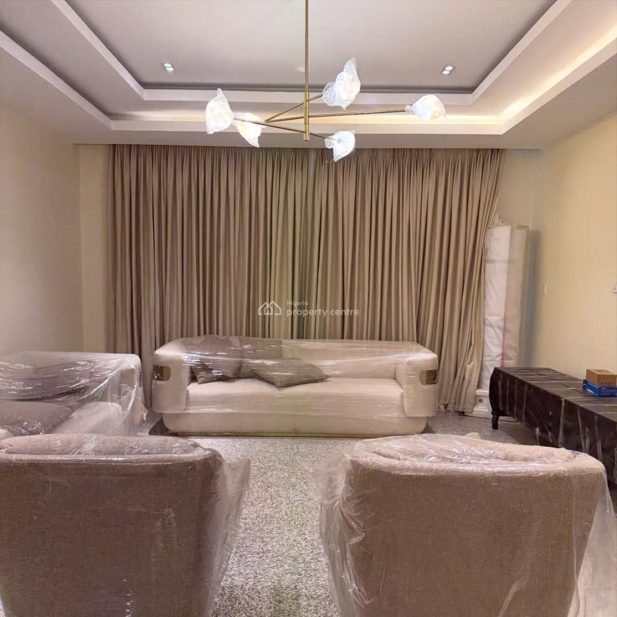 Stunning 3bedroom Fully Furnished Apartment,bq,pool,gym,24/7 Services, Serene and Well Secured Neighborhood, Katampe Extension, Katampe, Abuja, Flat / Apartment for Rent