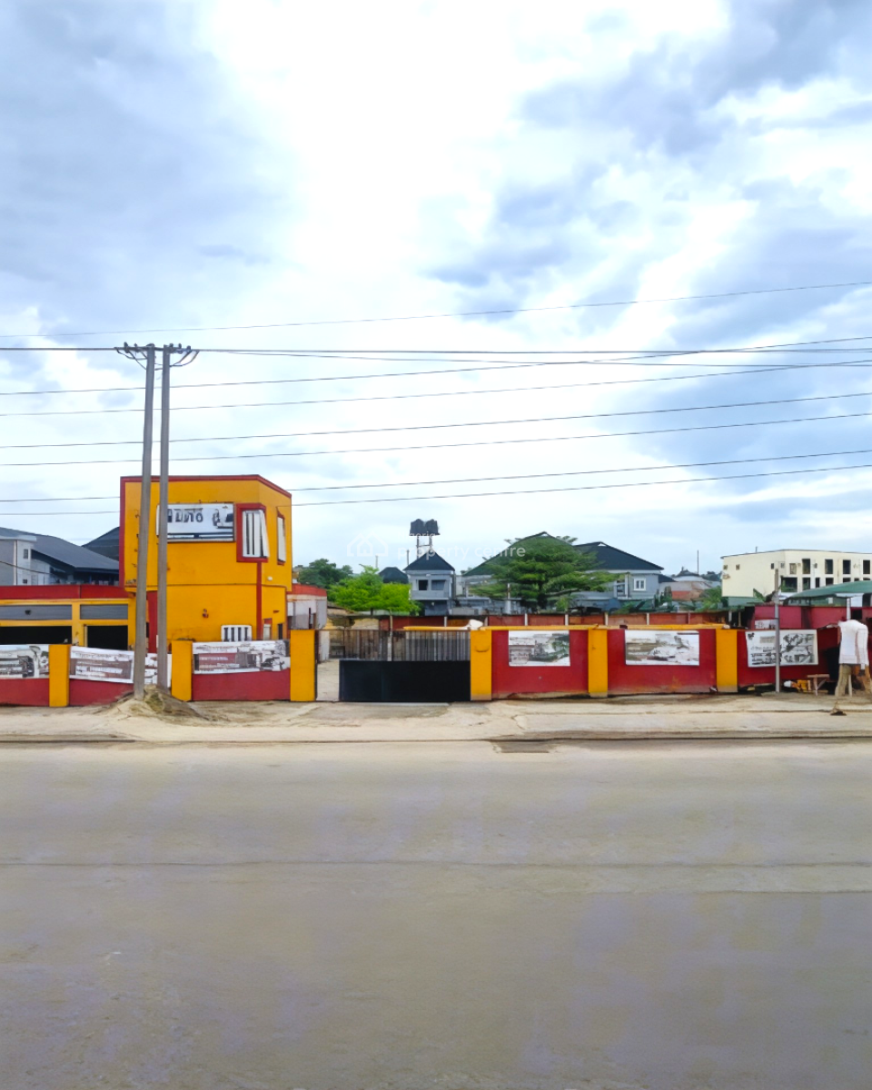 Office Space on 4 Plots on a Busy Major Road, Gu Ake Road, Eliozu, Port Harcourt, Rivers, Office Space for Rent