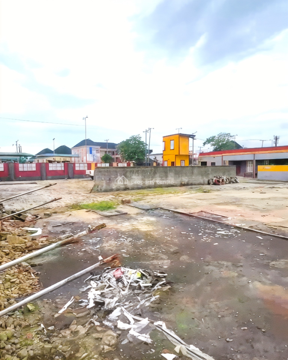 Office Space on 4 Plots on a Busy Major Road, Gu Ake Road, Eliozu, Port Harcourt, Rivers, Office Space for Rent