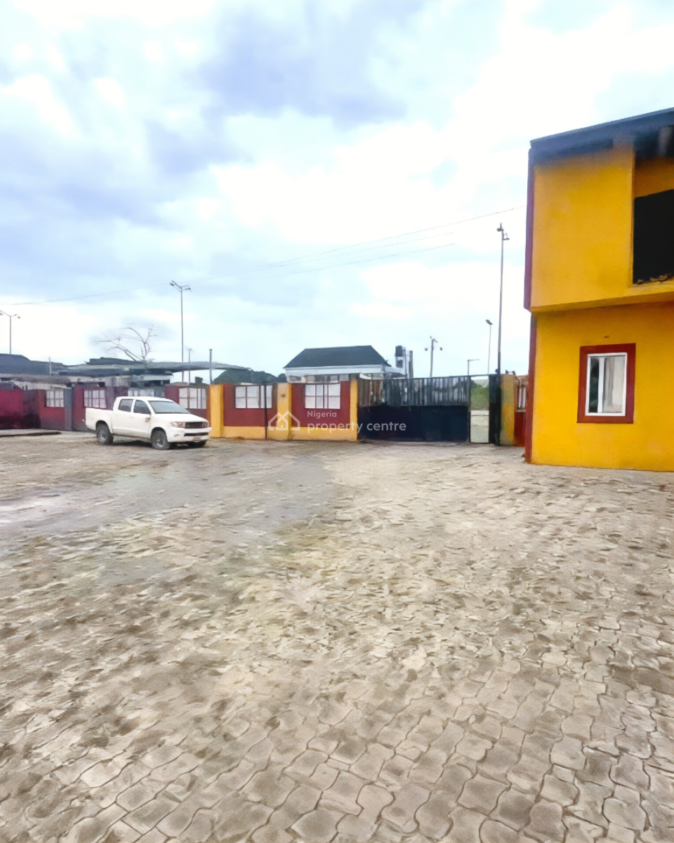 Office Space on 4 Plots on a Busy Major Road, Gu Ake Road, Eliozu, Port Harcourt, Rivers, Office Space for Rent
