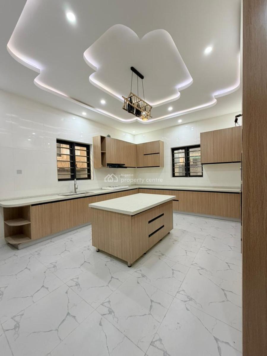 Magnificently Built 5 Bedroom Fully Detached Duplex with a Room Bq, Magnificently Designed Home with Study, Bq in a Secured Estate, Gra Phase 2, Magodo, Lagos, Detached Duplex for Sale