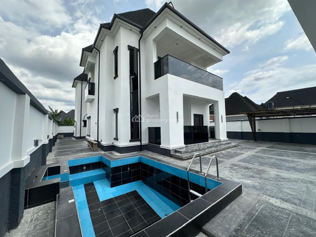 Superbly Finished 4 Bedroom Detached Duplex with Swimming Pool, Off Sars Road, Rukpokwu, Port Harcourt, Rivers, Detached Duplex for Sale