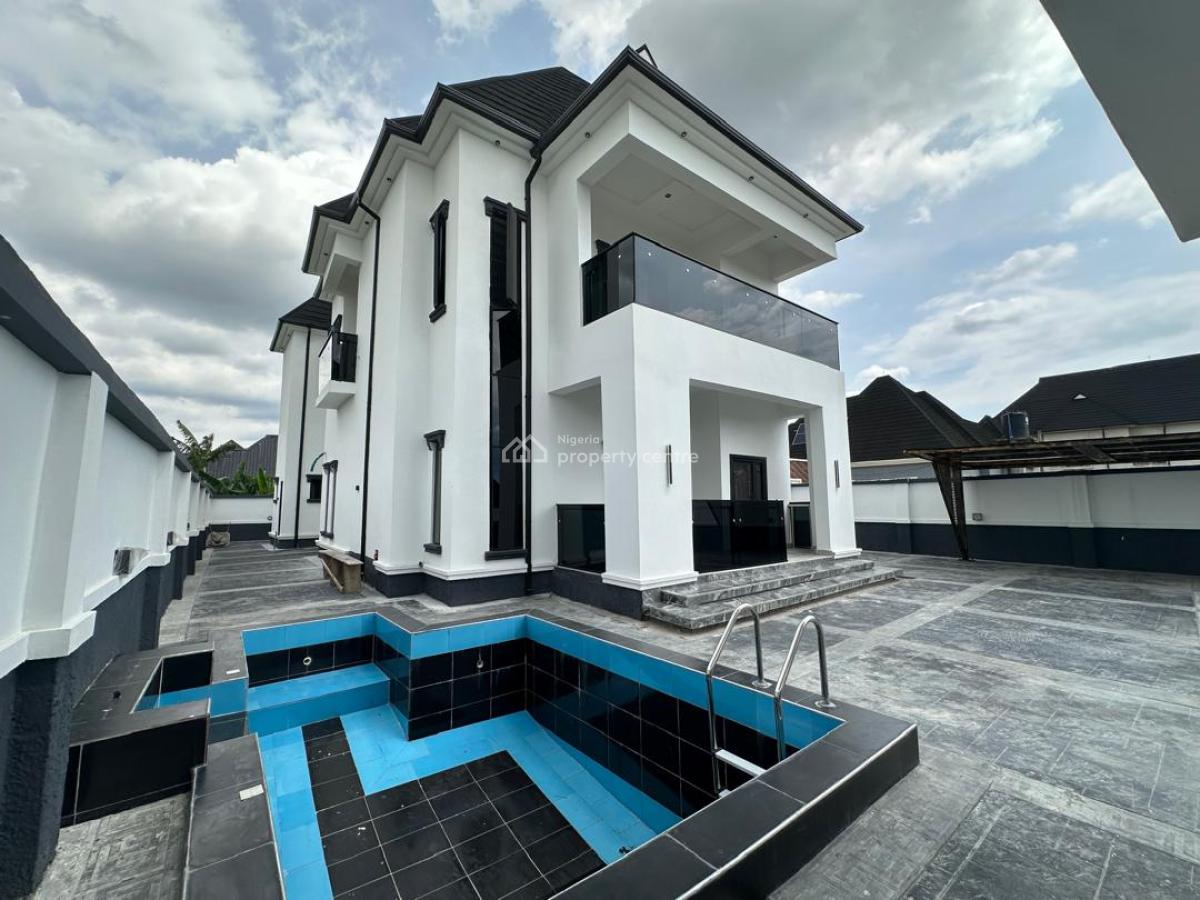 Superbly Finished 4 Bedroom Detached Duplex with Swimming Pool, Off Sars Road, Rukpokwu, Port Harcourt, Rivers, Detached Duplex for Sale