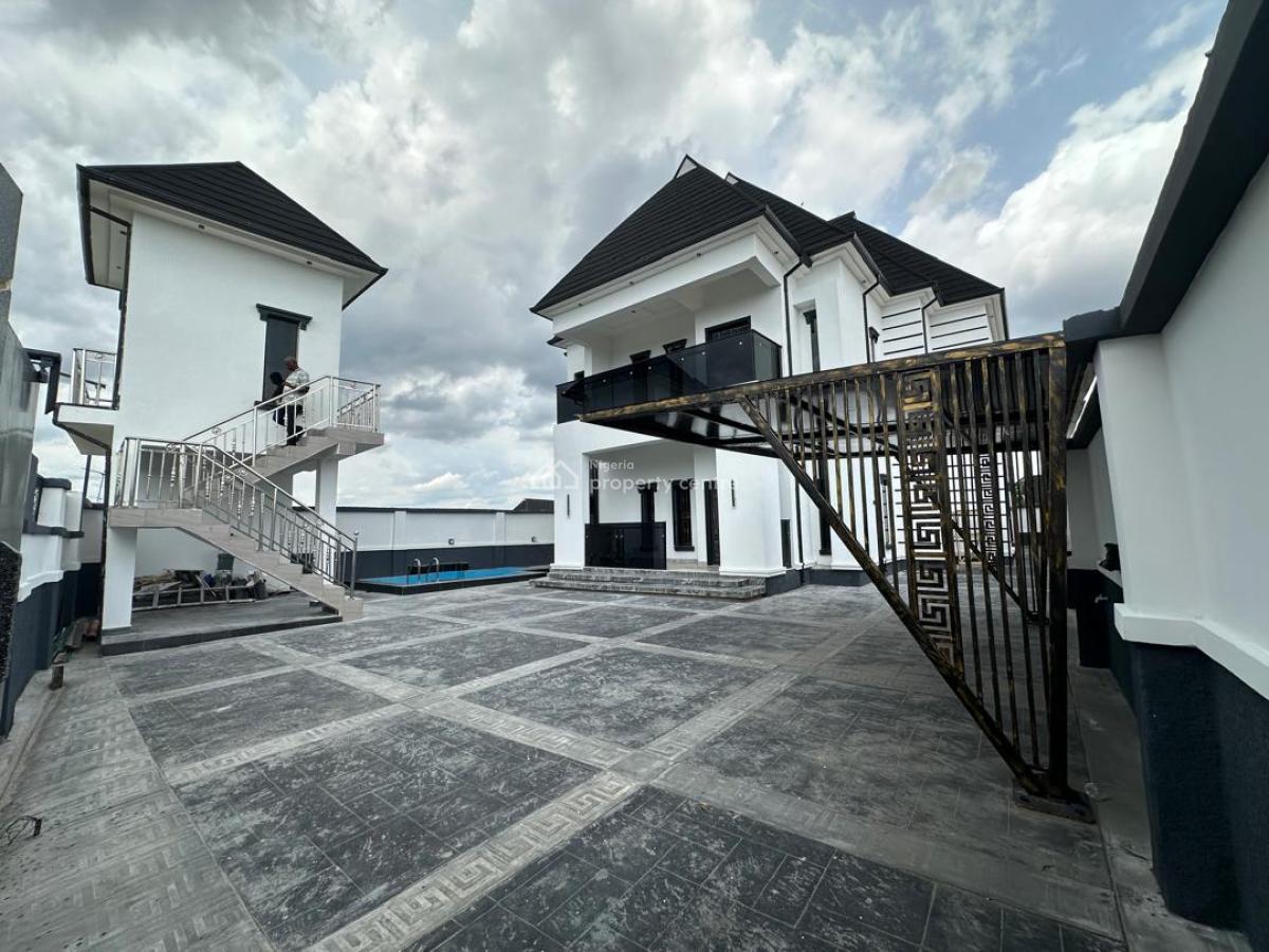 Superbly Finished 4 Bedroom Detached Duplex with Swimming Pool, Off Sars Road, Rukpokwu, Port Harcourt, Rivers, Detached Duplex for Sale