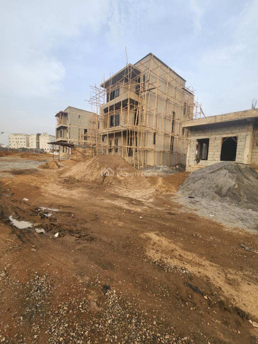 Fully Detached 6 Bedroom Duplex (carcass) in a Fantastic Location, Katampe Main, Katampe, Abuja, Detached Duplex for Sale