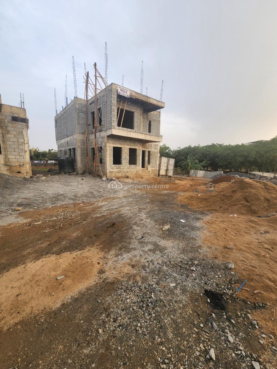 Fully Detached 6 Bedroom Duplex (carcass) in a Fantastic Location, Katampe Main, Katampe, Abuja, Detached Duplex for Sale