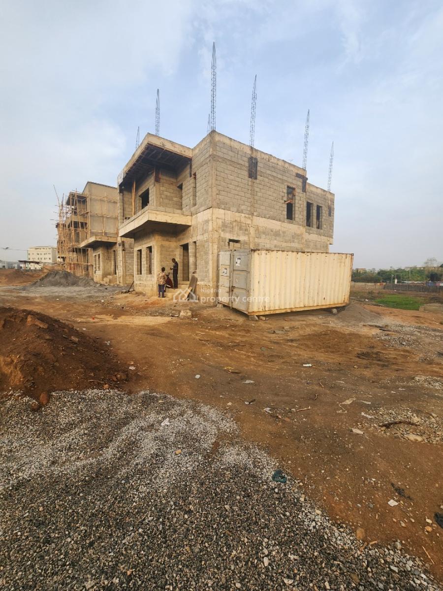 Fully Detached 6 Bedroom Duplex (carcass) in a Fantastic Location, Katampe Main, Katampe, Abuja, Detached Duplex for Sale