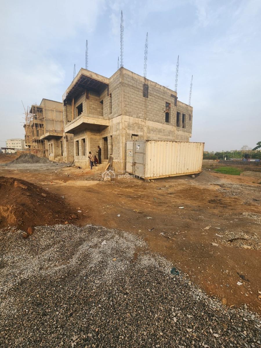 Fully Detached 6 Bedroom Duplex (carcass) in a Fantastic Location, Katampe Main, Katampe, Abuja, Detached Duplex for Sale