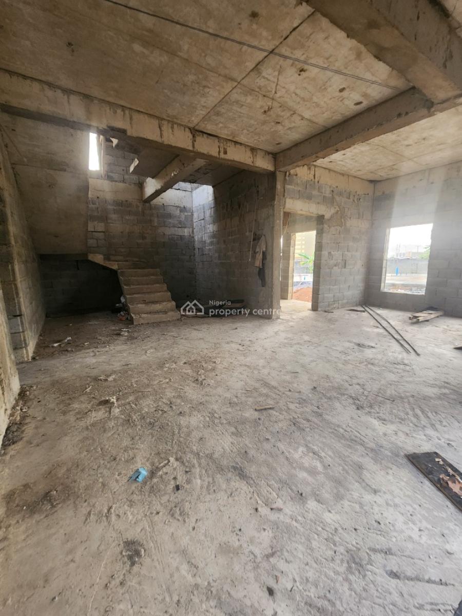 Fully Detached 6 Bedroom Duplex (carcass) in a Fantastic Location, Katampe Main, Katampe, Abuja, Detached Duplex for Sale