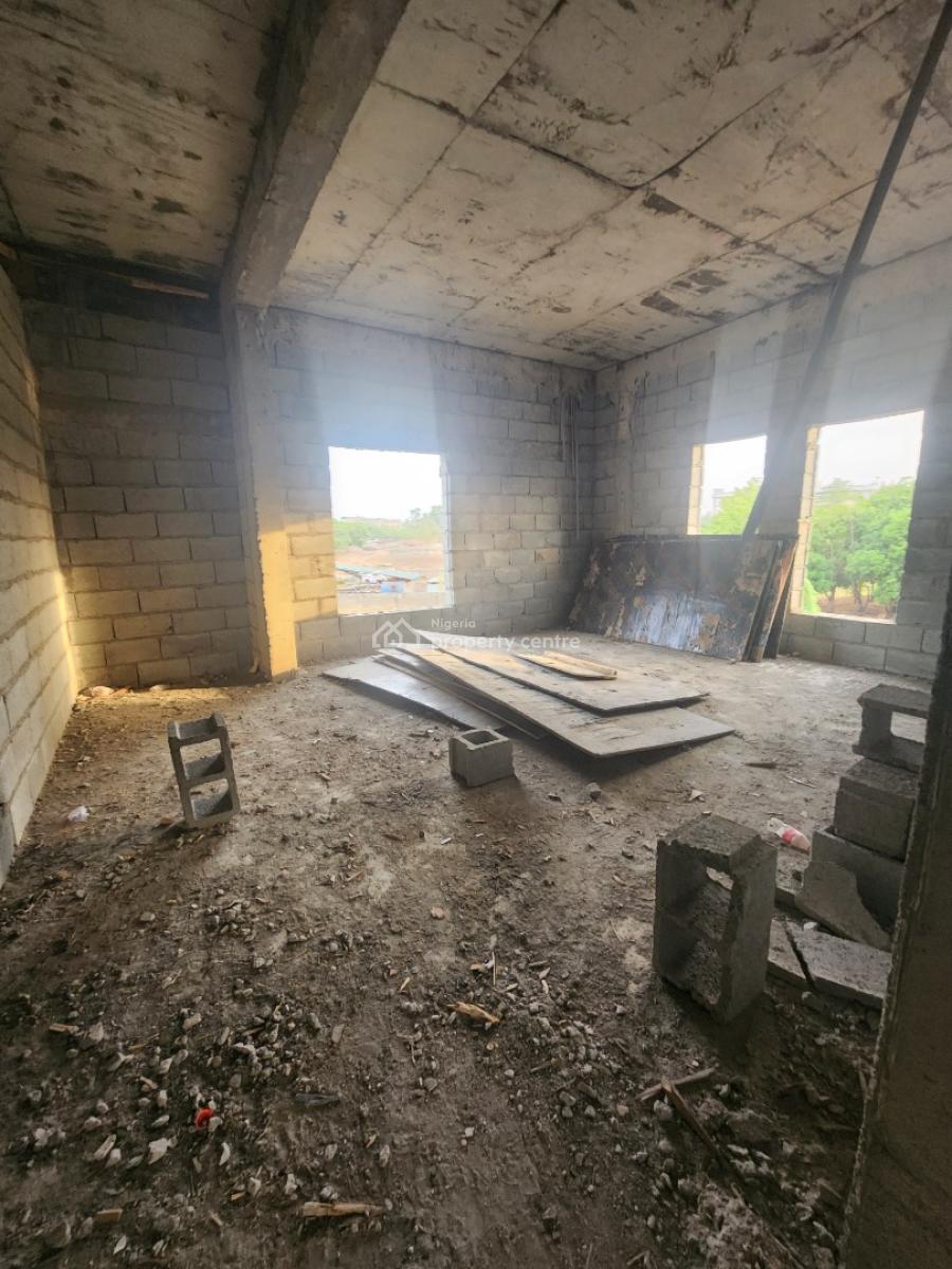 Fully Detached 6 Bedroom Duplex (carcass) in a Fantastic Location, Katampe Main, Katampe, Abuja, Detached Duplex for Sale