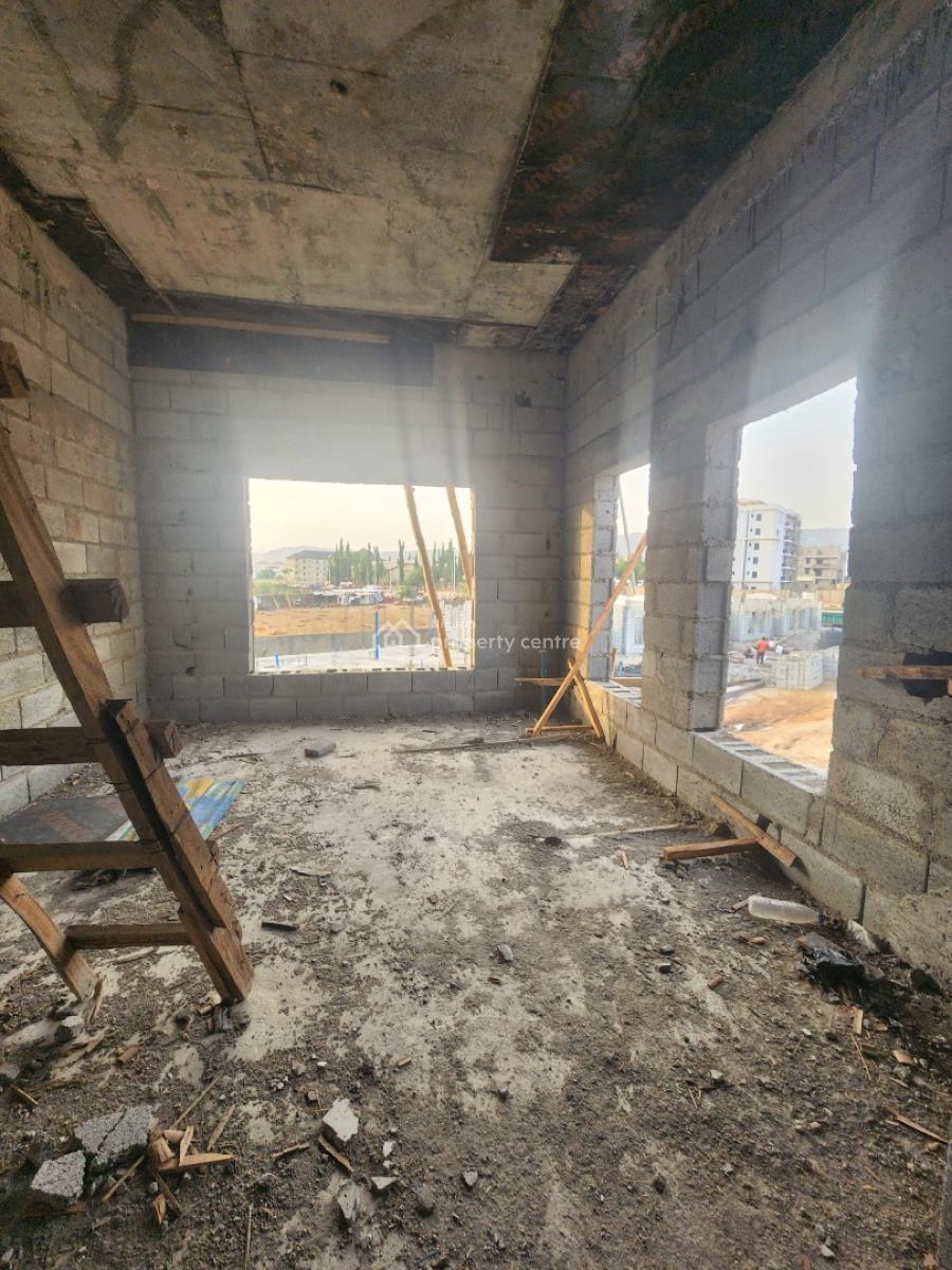 Fully Detached 6 Bedroom Duplex (carcass) in a Fantastic Location, Katampe Main, Katampe, Abuja, Detached Duplex for Sale