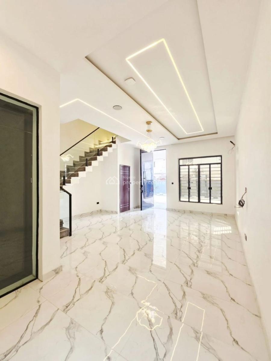 Comes with a Rooftop Terrace & Swimming Pool  All New Contemporary 4, Osapa, Lekki, Lagos, Terraced Duplex for Sale
