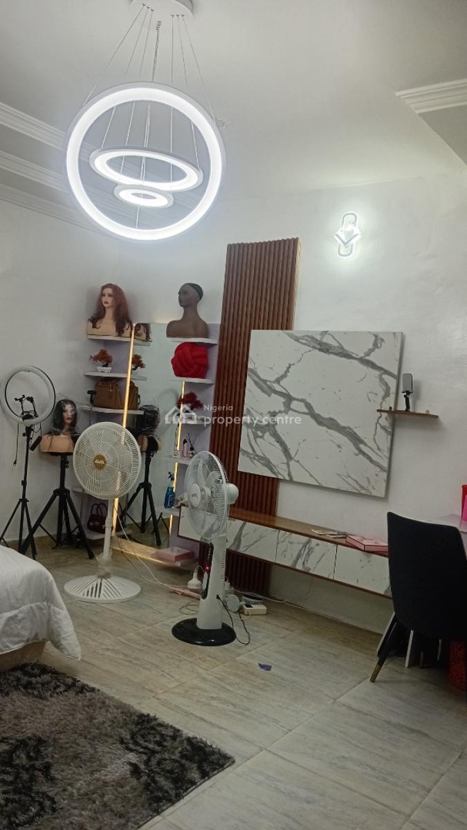 Standard Luxury Studio Roomself Contain, 15 Collins Charles Street, Rockstone Villa Estate, Badore, Ajah, Lagos, Self Contain (single Rooms) for Rent