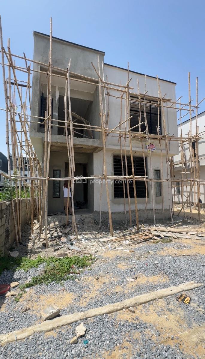 3 Bedroom Detached Duplex with Bq, Usman Emmanuel Cresent, Abraham Adesanya Axis, Ajah, Ajah, Lagos, Detached Duplex for Sale