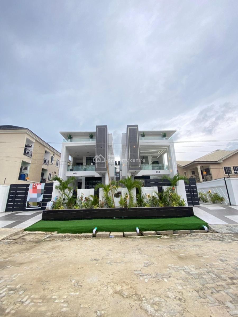 Aesthetically Pleasing 5 Bedroom Detached Duplex with Swimming Pool, with Swimming Pool,private Cinema, Laundry Room, Box Room, Home Office, Ikota, Lekki, Lagos, Detached Duplex for Sale