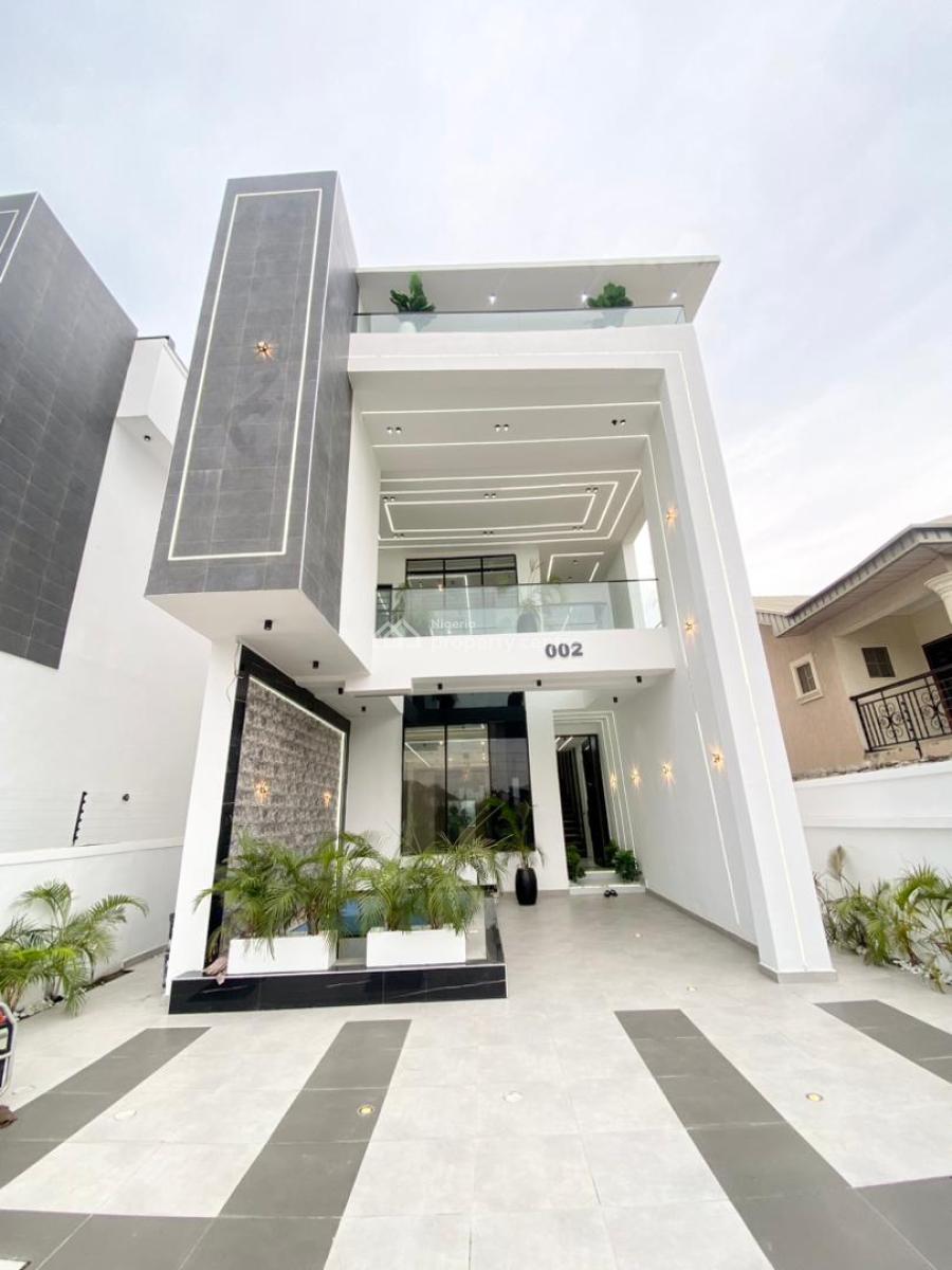 Aesthetically Pleasing 5 Bedroom Detached Duplex with Swimming Pool, with Swimming Pool,private Cinema, Laundry Room, Box Room, Home Office, Ikota, Lekki, Lagos, Detached Duplex for Sale