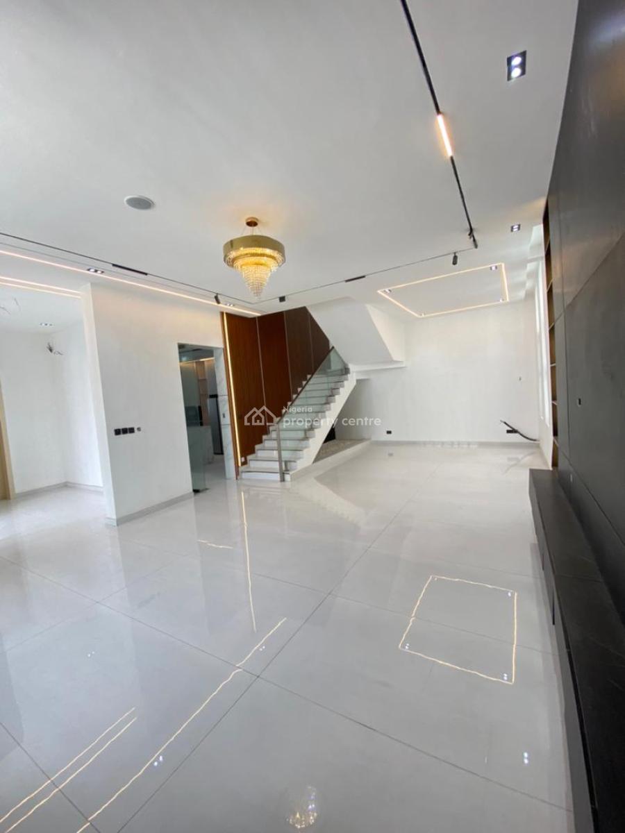 Contemporary 5 Bedroom Fully Detached Duplex with Bq, Cinema, Rooftop, Contemporary 5 Bedroom Duplex with Bq, Cinema, Rooftop in Chevron, Lekki, Lagos, Detached Duplex for Sale