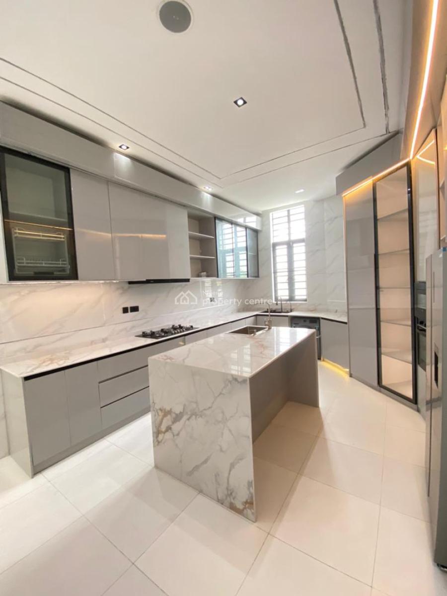 Contemporary 5 Bedroom Fully Detached Duplex with Bq, Cinema, Rooftop, Contemporary 5 Bedroom Duplex with Bq, Cinema, Rooftop in Chevron, Lekki, Lagos, Detached Duplex for Sale