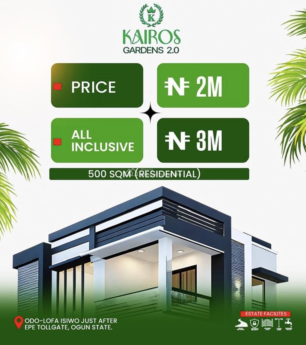 Luxury Land, Odo-lofa Isiwo By Epe Tollgate, Epe, Lagos, Residential Land for Sale