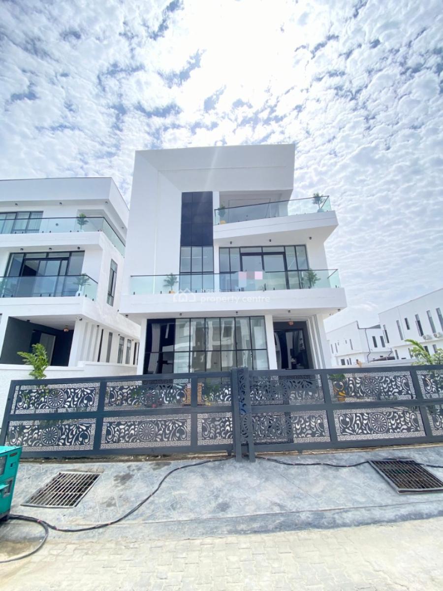 Luxury 6 Bedroom Fully Detached Duplex with Bq, Cinema, Rooftop Lounge, Luxury 6 Bedroom Duplex with Bq, Cinema, Rooftop Lounge in Chevron, Lekki, Lagos, Detached Duplex for Sale