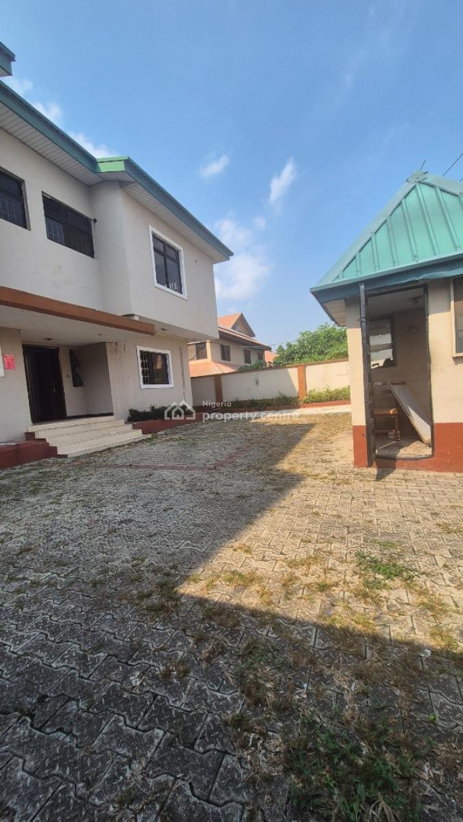 Massive 6 Bedroom Fully Detached Duplex with 2rooms Bq in Gra Ikeja, Off Issac John Street Gra Ikeja. Good for Residential Or Quiet Office, Ikeja Gra, Ikeja, Lagos, Detached Duplex for Rent