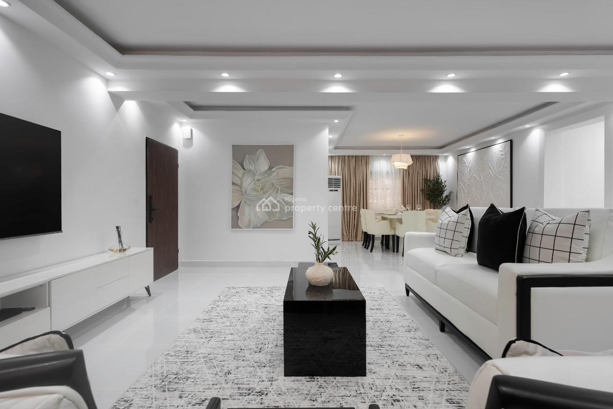 a Quiet Luxury Three-bedroom, Ikoyi, Lagos, Flat / Apartment Short Let