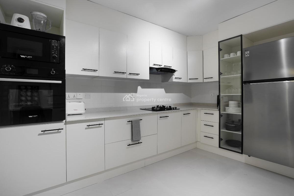 a Quiet Luxury Three-bedroom, Ikoyi, Lagos, Flat / Apartment Short Let