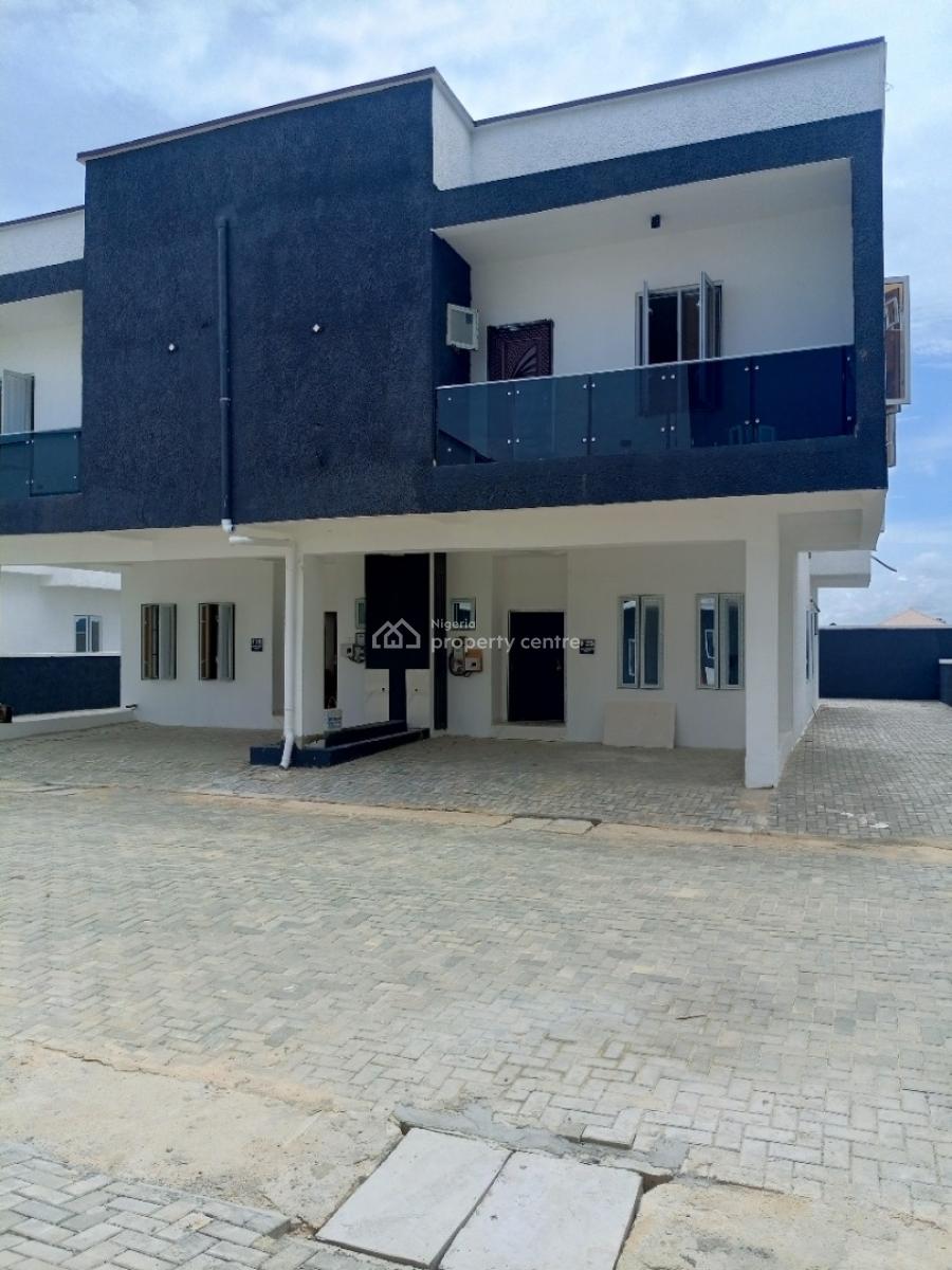 3bedroom Solar Powered & Very Spacious Duplex with Large Living Room, Dkk Bus Stop Sangotedo, Sangotedo, Ajah, Lagos, Semi-detached Duplex for Sale